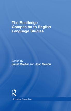 The Routledge Companion to English Language Studies