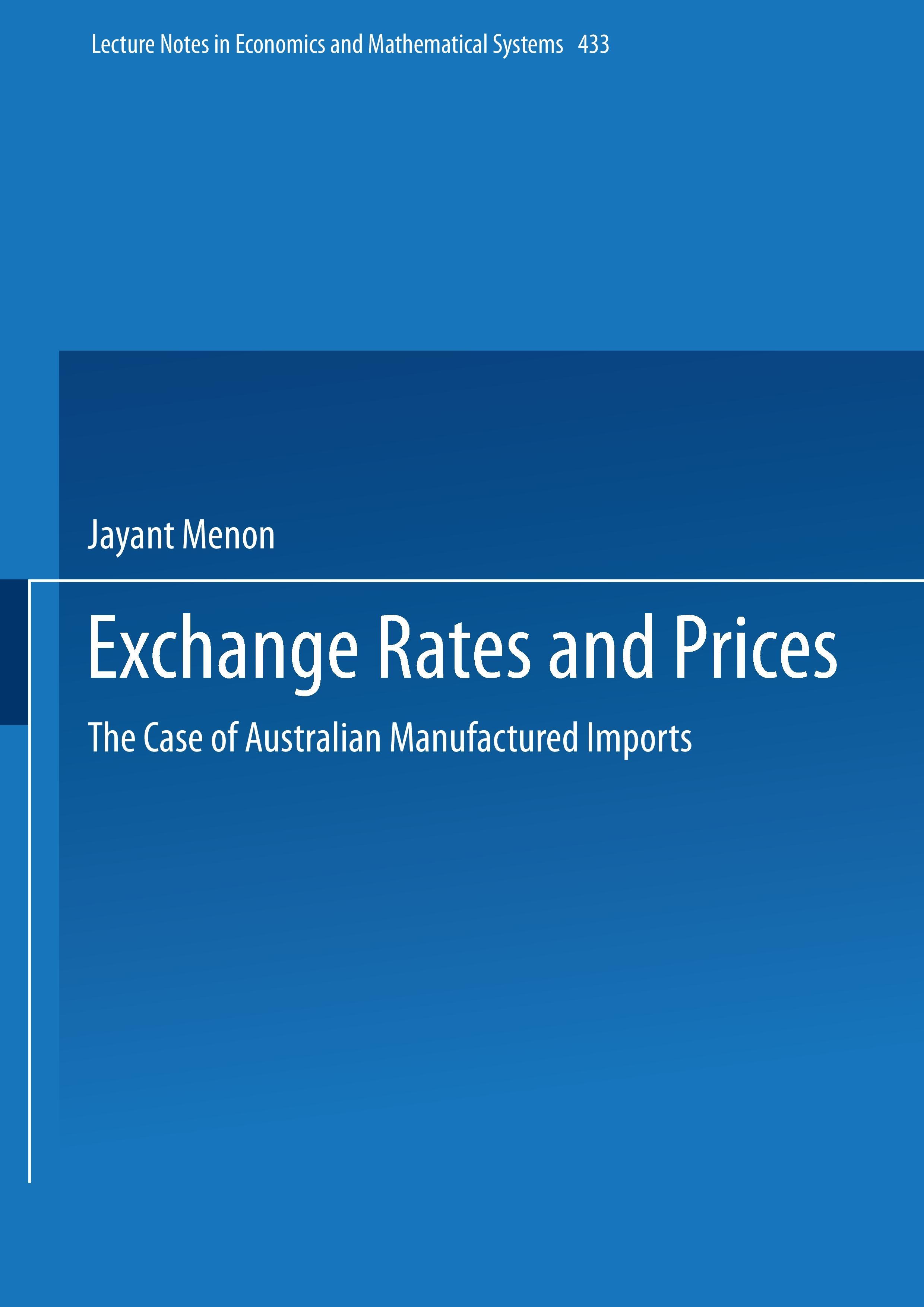 Exchange Rates and Prices