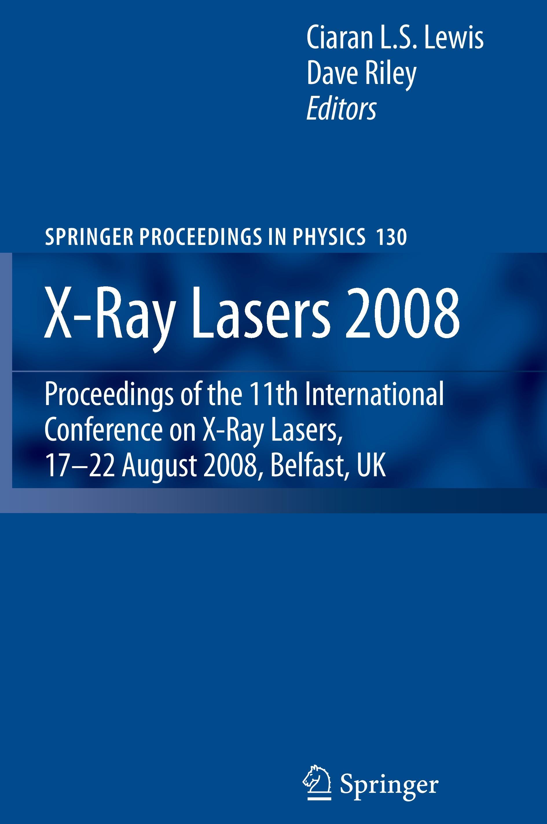 X-Ray Lasers 2008