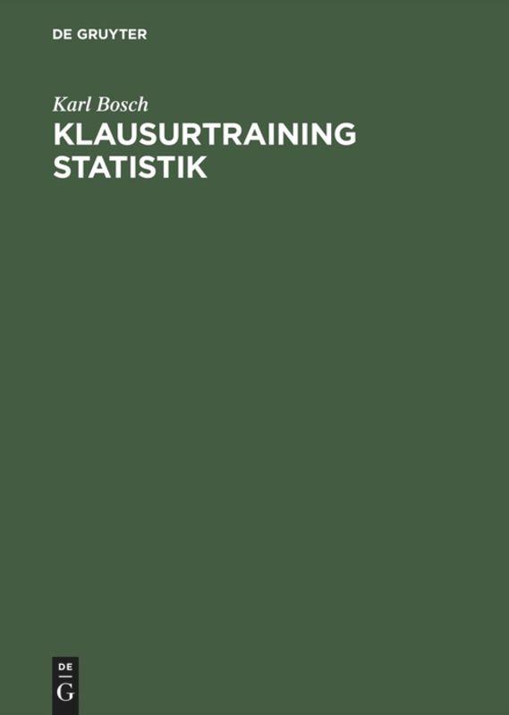 Klausurtraining Statistik