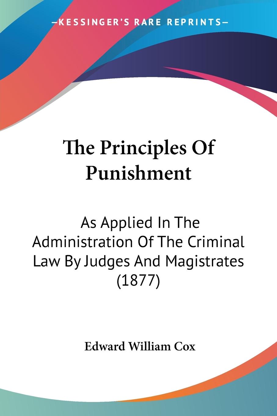 The Principles Of Punishment