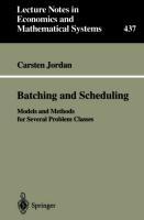 Batching and Scheduling