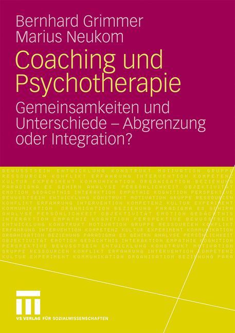 Coaching und Psychotherapie