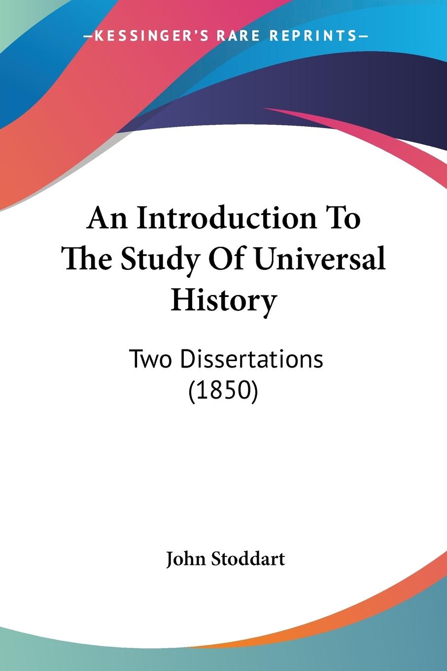 An Introduction To The Study Of Universal History