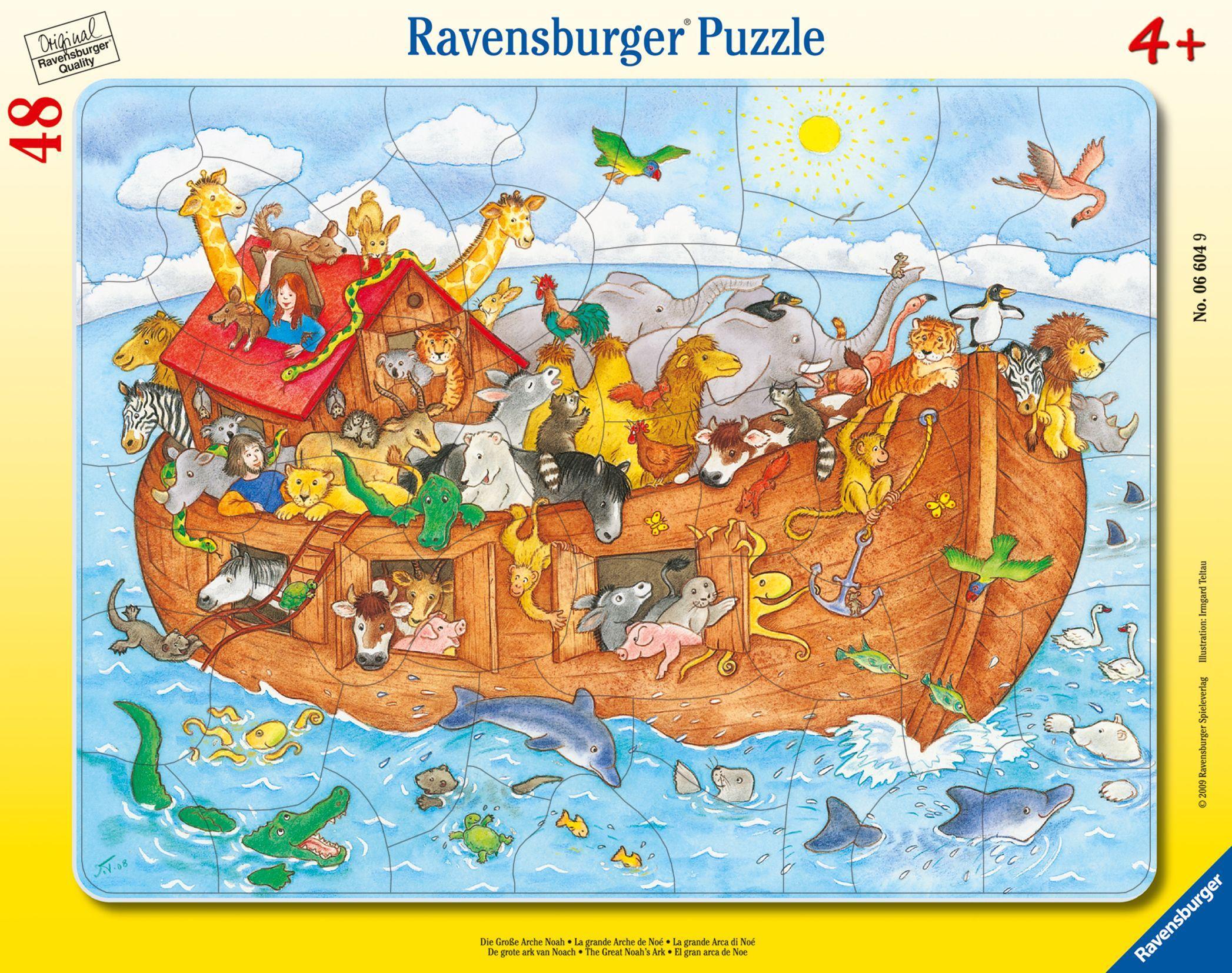 Die große Arche Noah. Puzzle 48 Teile