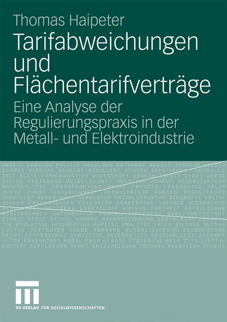 Tarifabweichungen und Flächentarifverträge