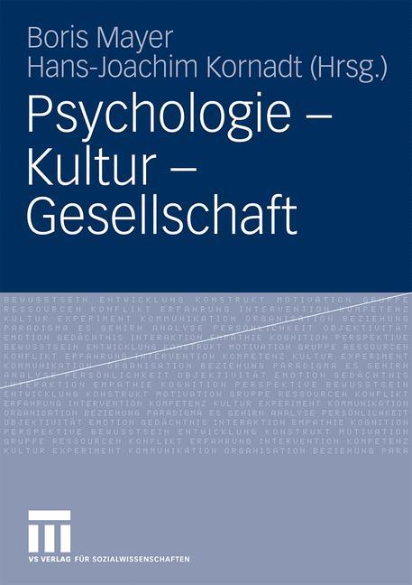 Psychologie - Kultur - Gesellschaft