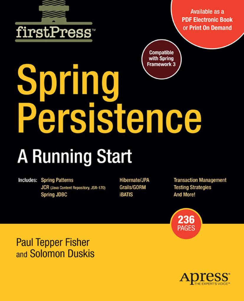 Spring Persistence -- A Running Start