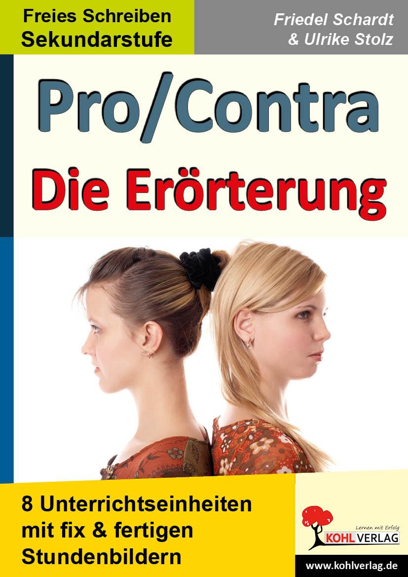 Pro & Contra / Die Erörterung 6 fertige Stundenbilder