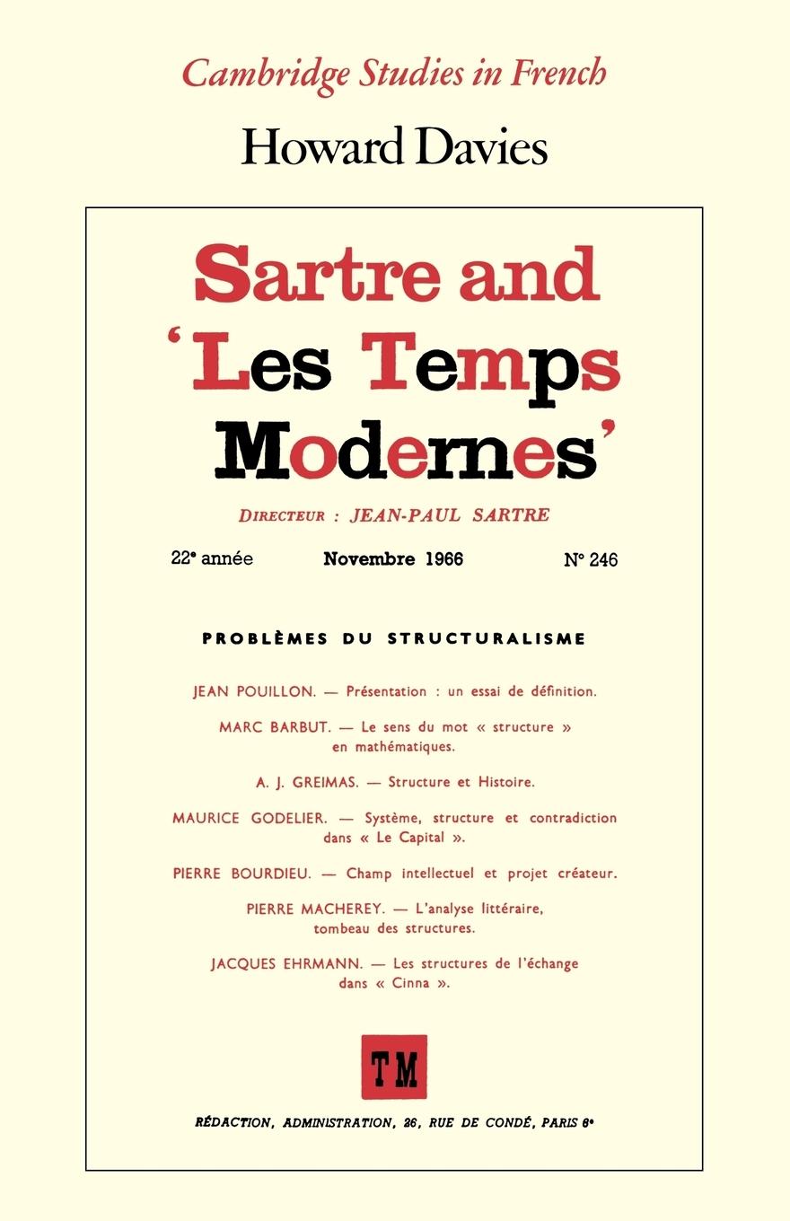 Sartre and 'Les Temps Modernes'