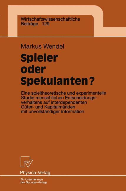 Spieler oder Spekulanten?