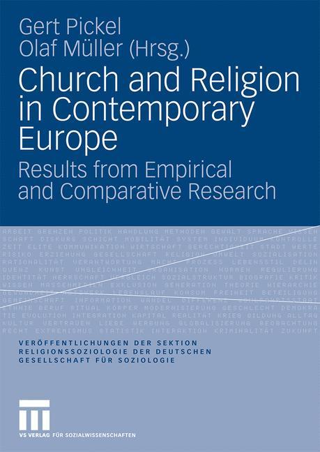 Church and Religion in Contemporary Europe