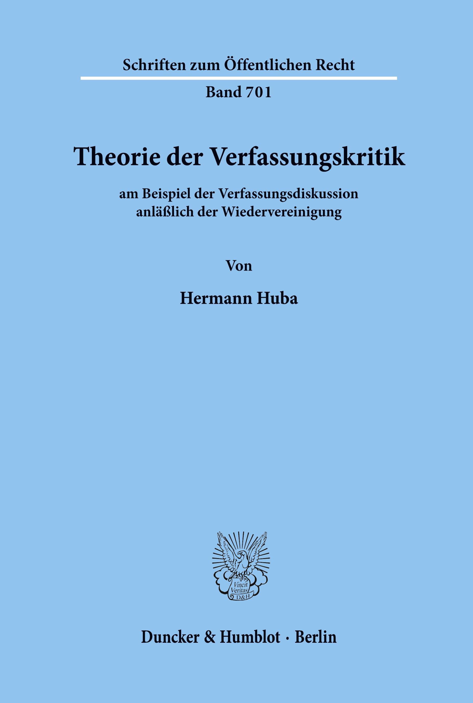 Theorie der Verfassungskritik