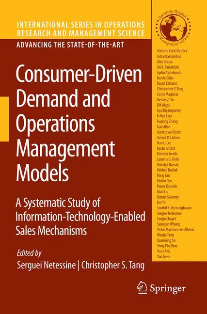 Consumer-Driven Demand and Operations Management Models