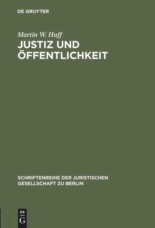 Justiz und Öffentlichkeit