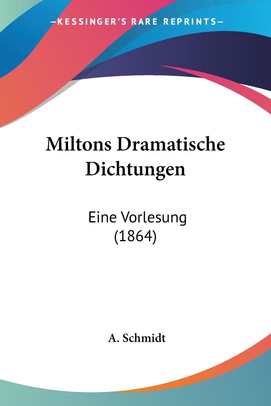 Miltons Dramatische Dichtungen