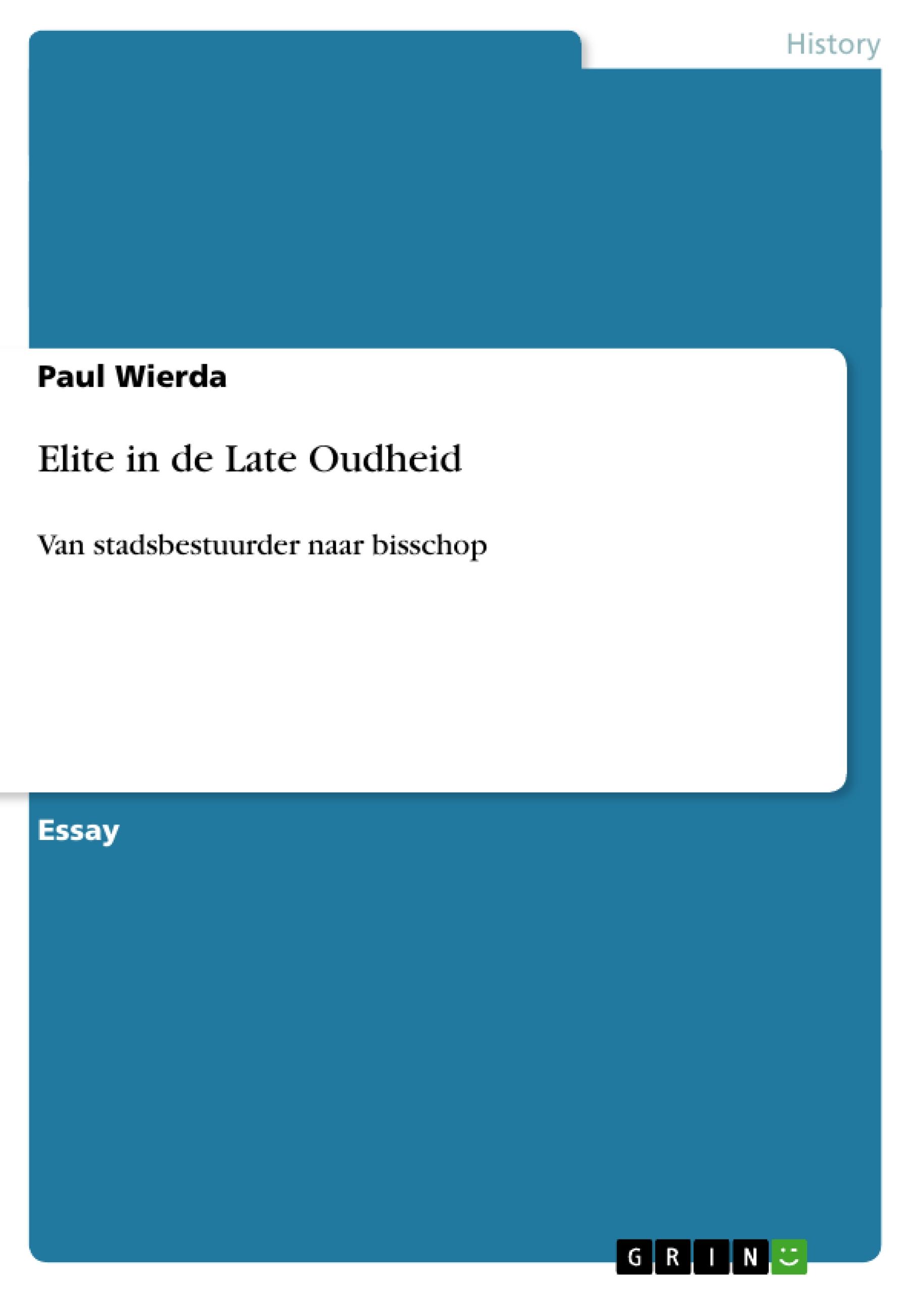 Elite in de Late Oudheid