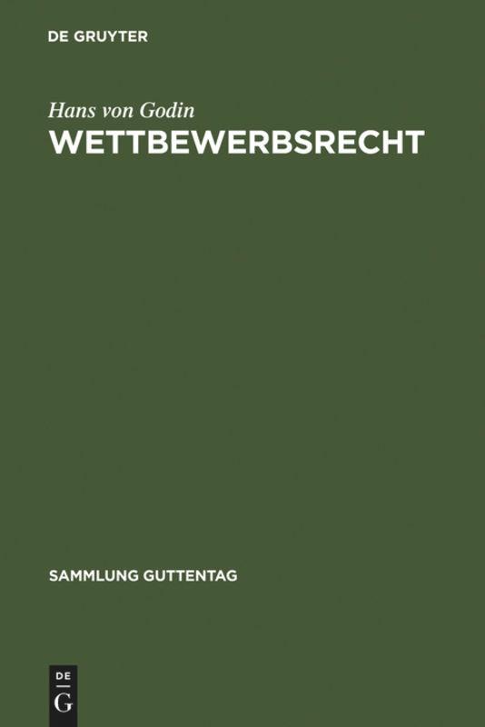 Wettbewerbsrecht