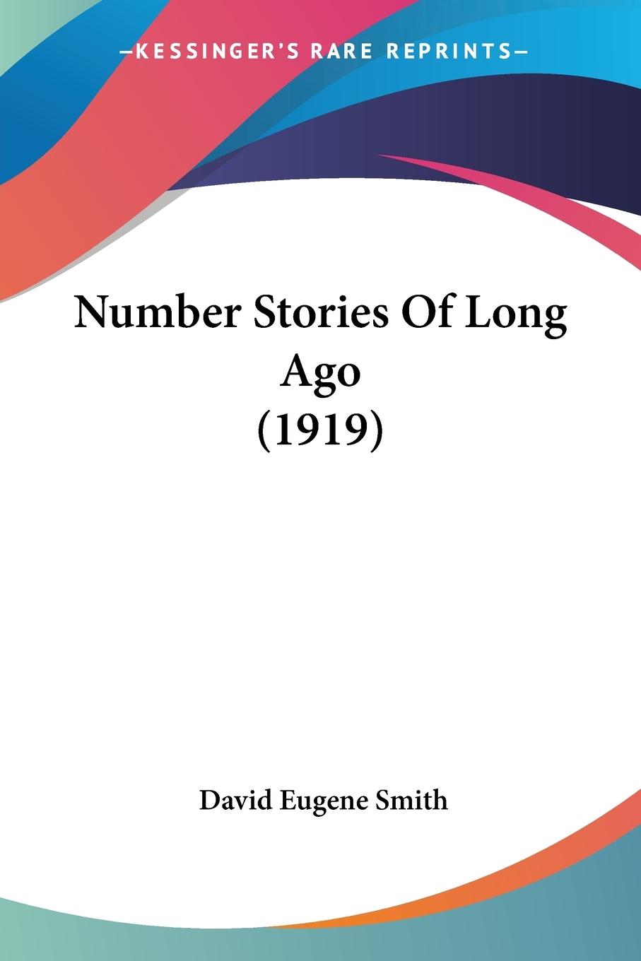 Number Stories Of Long Ago (1919)