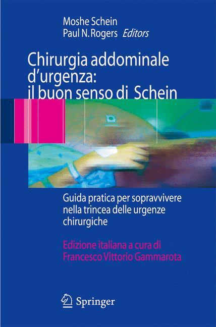 Chirurgia addominale d'urgenza: il buon senso di Schein