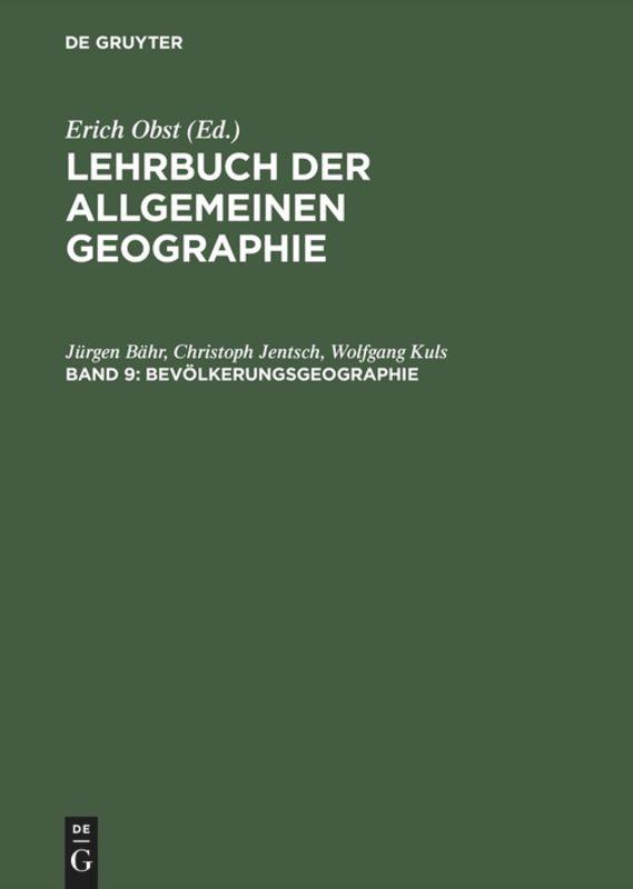 Bevölkerungsgeographie