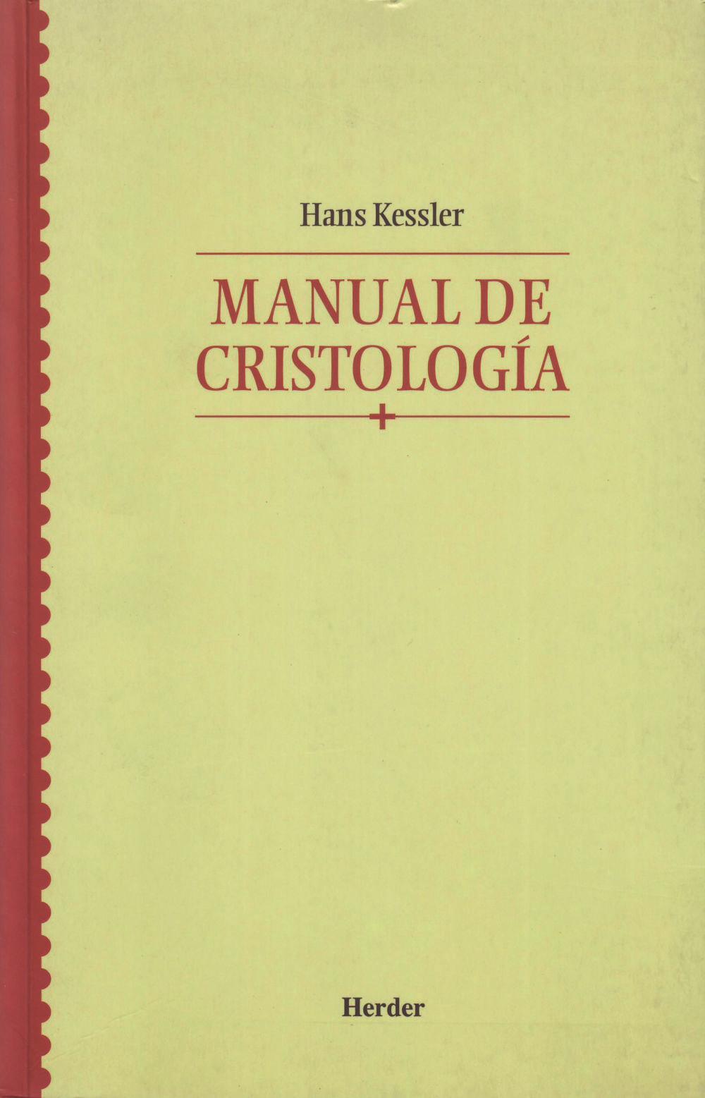 Manual de cristología