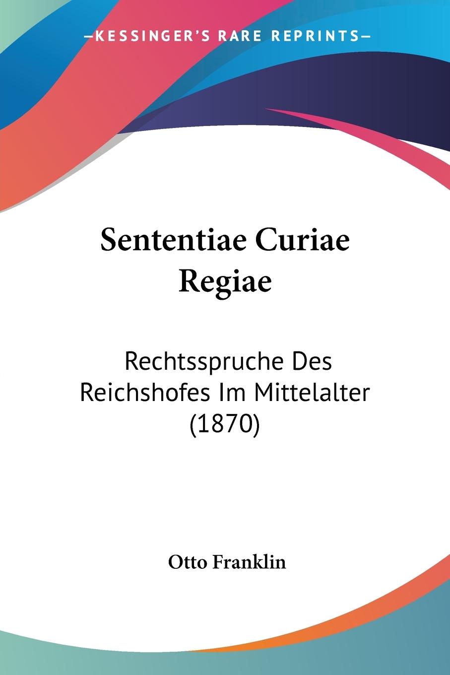 Sententiae Curiae Regiae