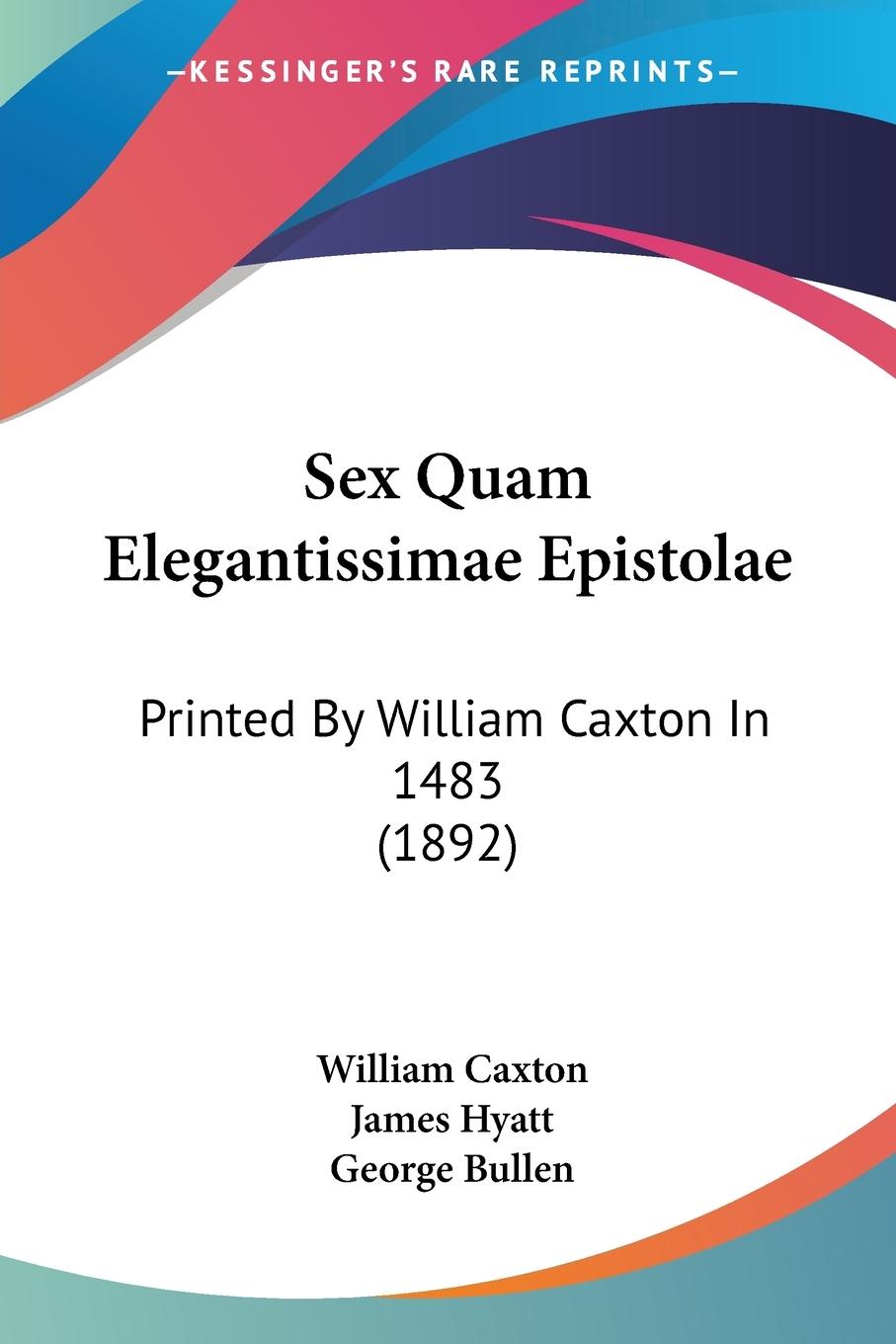 Sex Quam Elegantissimae Epistolae