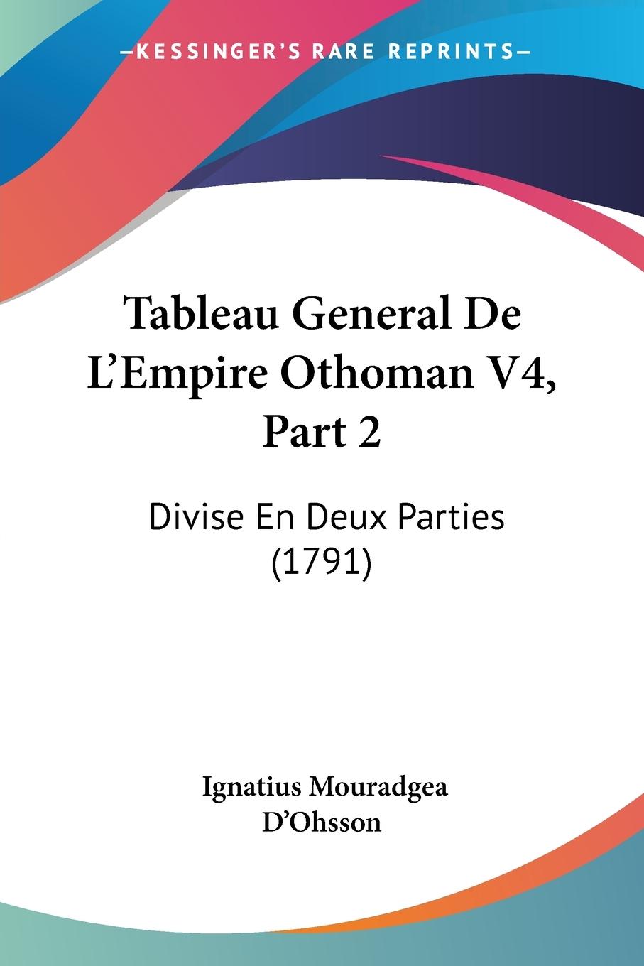 Tableau General De L'Empire Othoman V4, Part 2