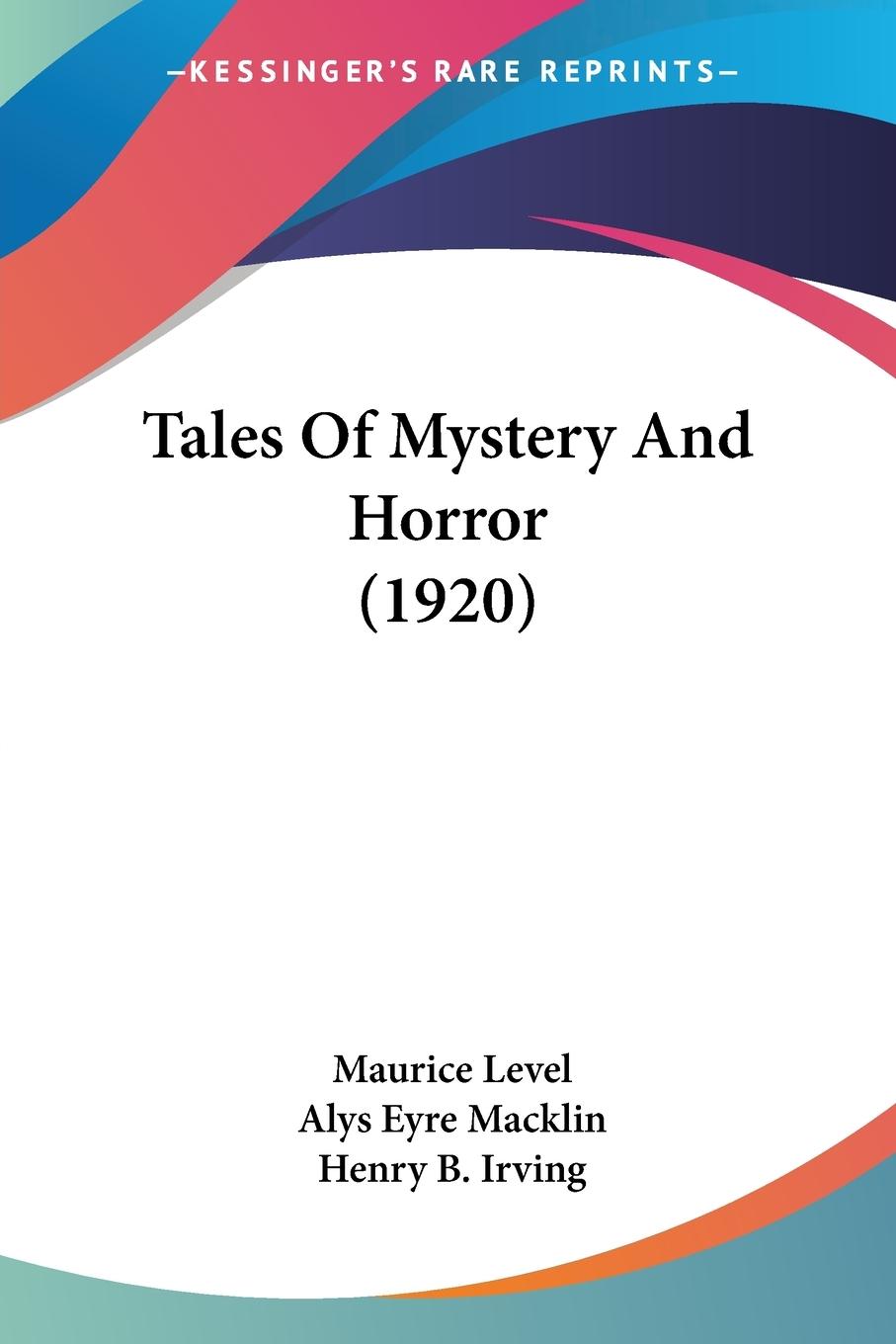 Tales Of Mystery And Horror (1920)