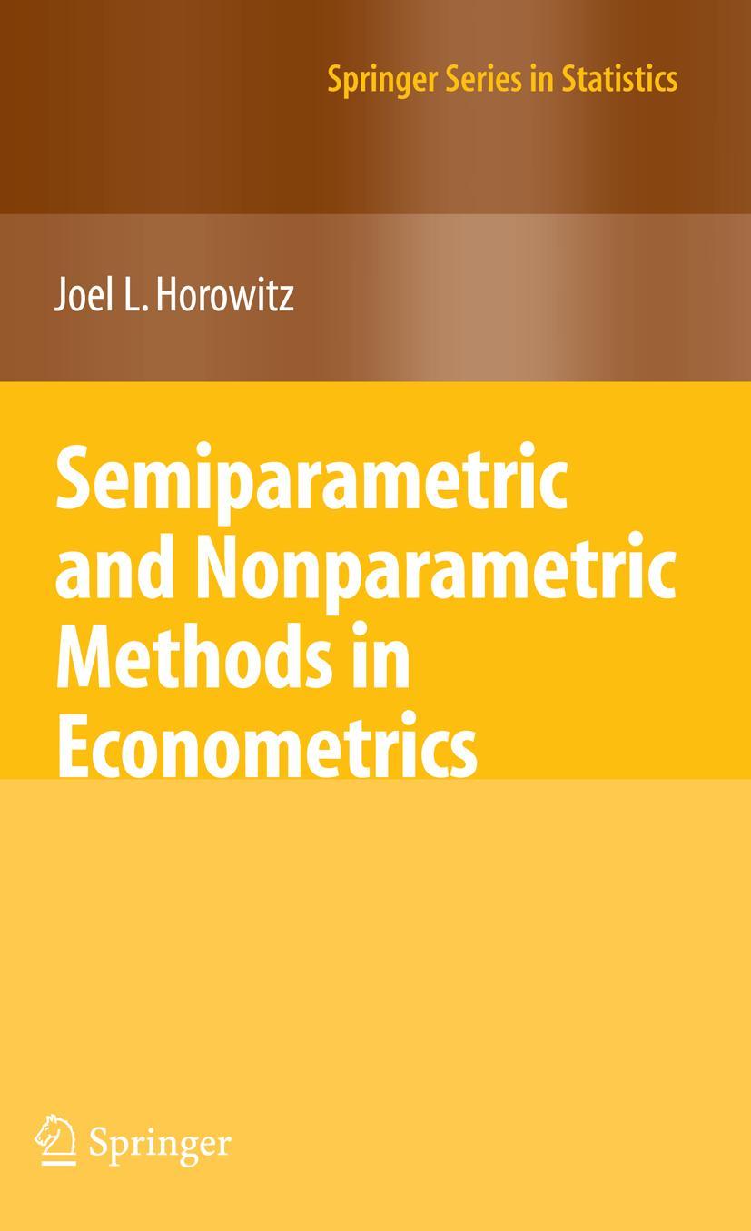 Semiparametric and Nonparametric Methods in Econometrics