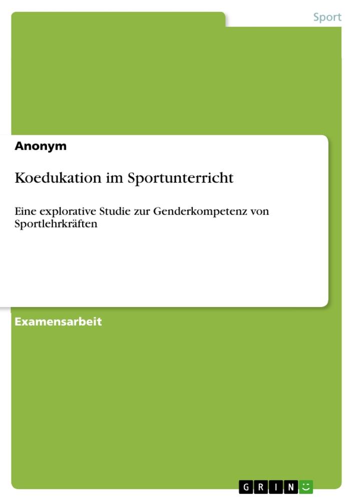 Koedukation im Sportunterricht