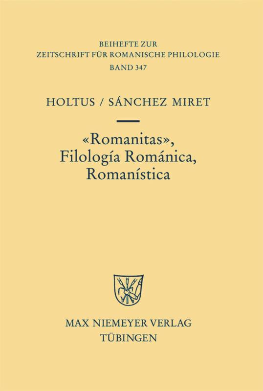 Romanitas - Filología Románica - Romanística