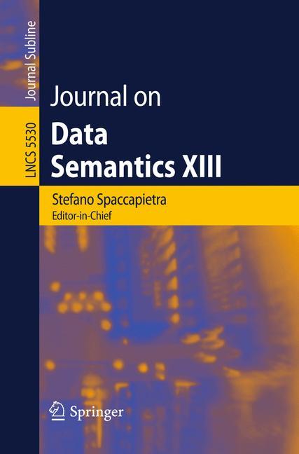 Journal on Data Semantics XIII