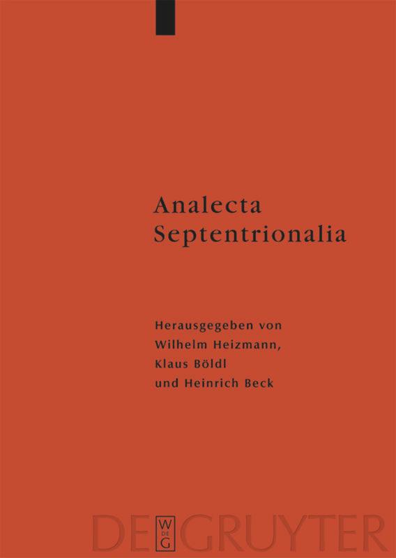 Analecta Septentrionalia