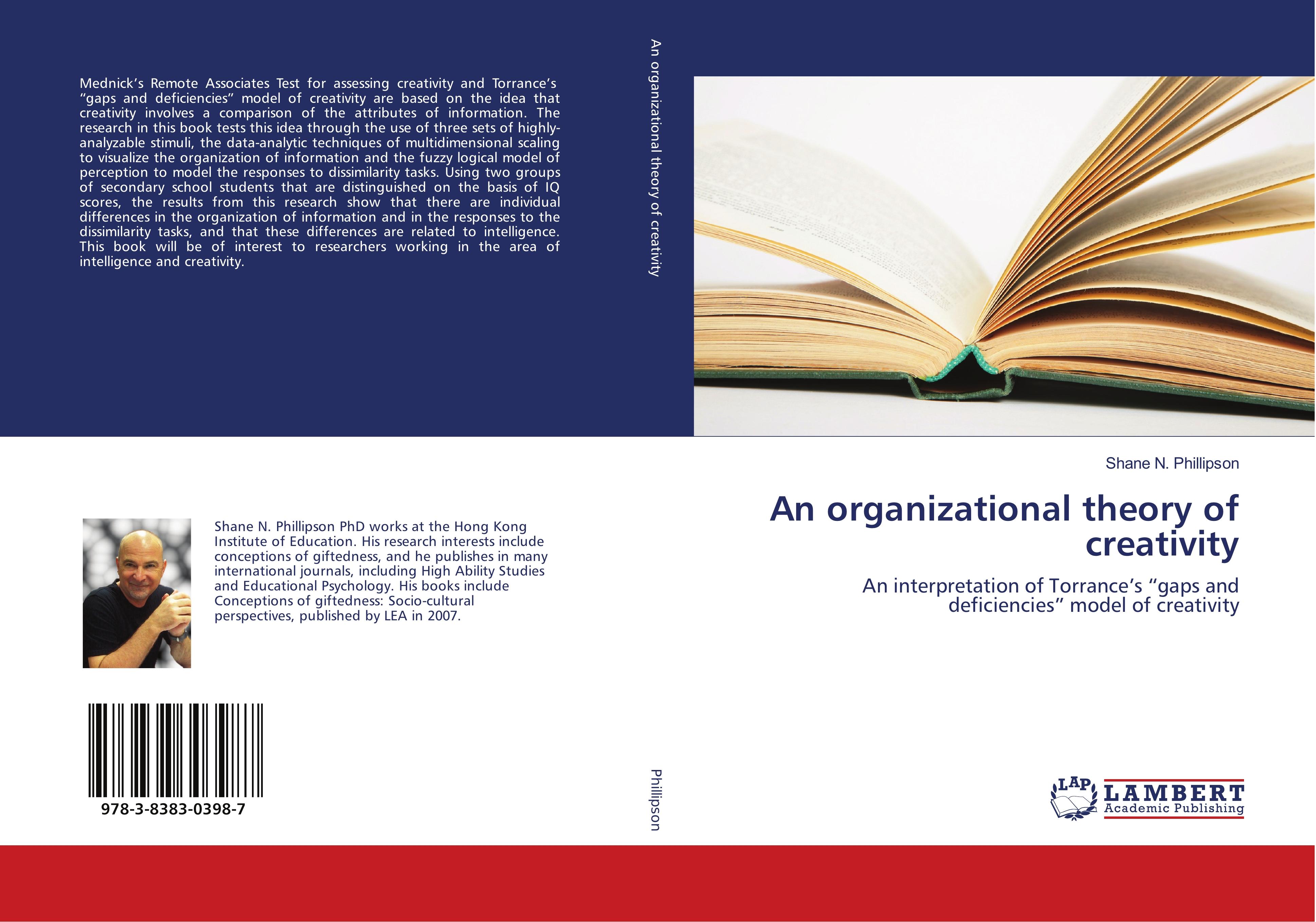 An organizational theory of creativity