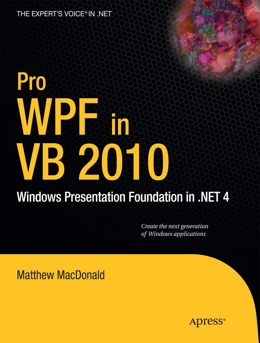 Pro Wpf in VB 2010