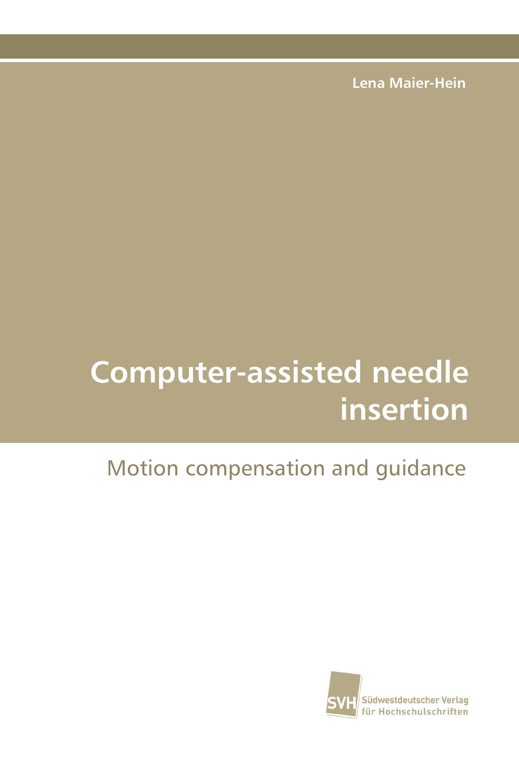 Computer-assisted needle insertion