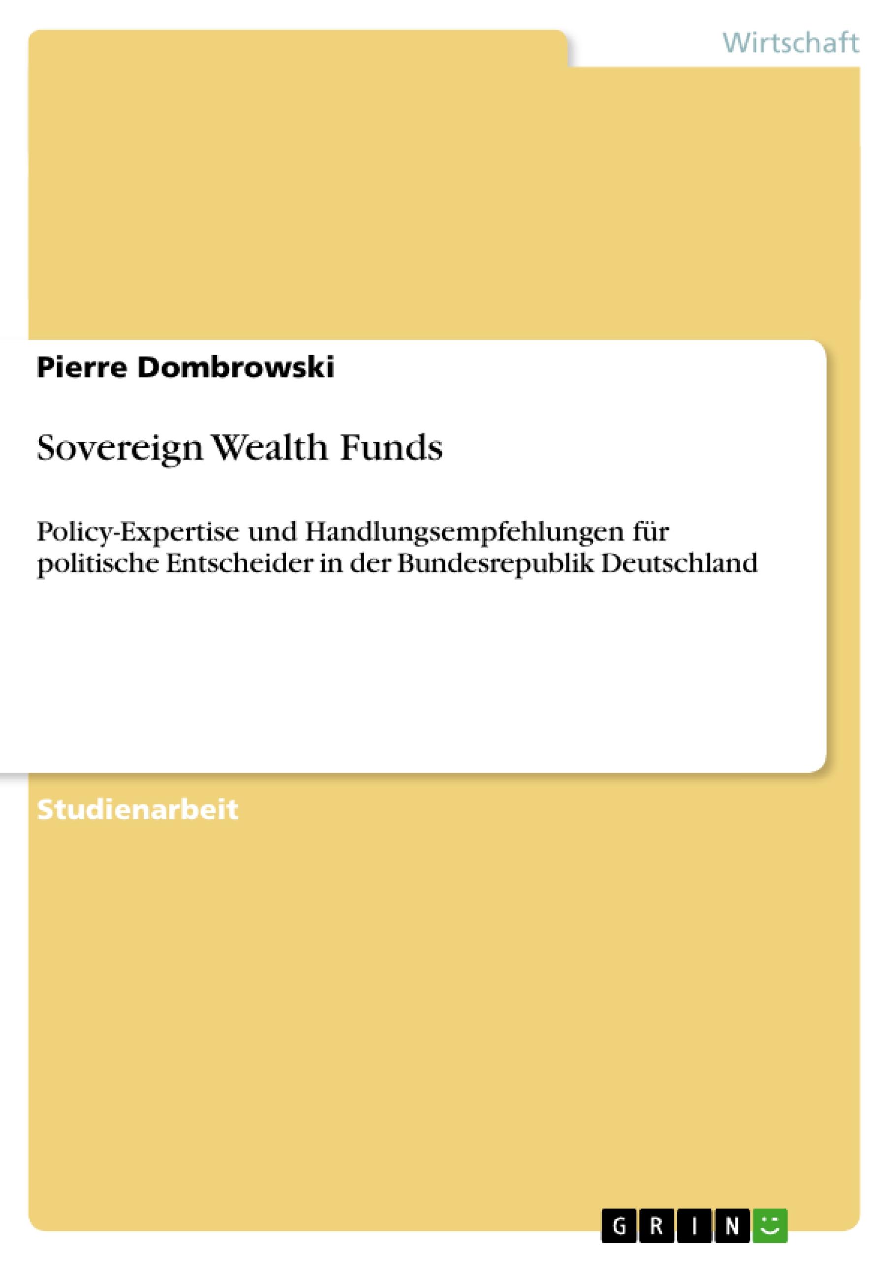 Sovereign Wealth Funds