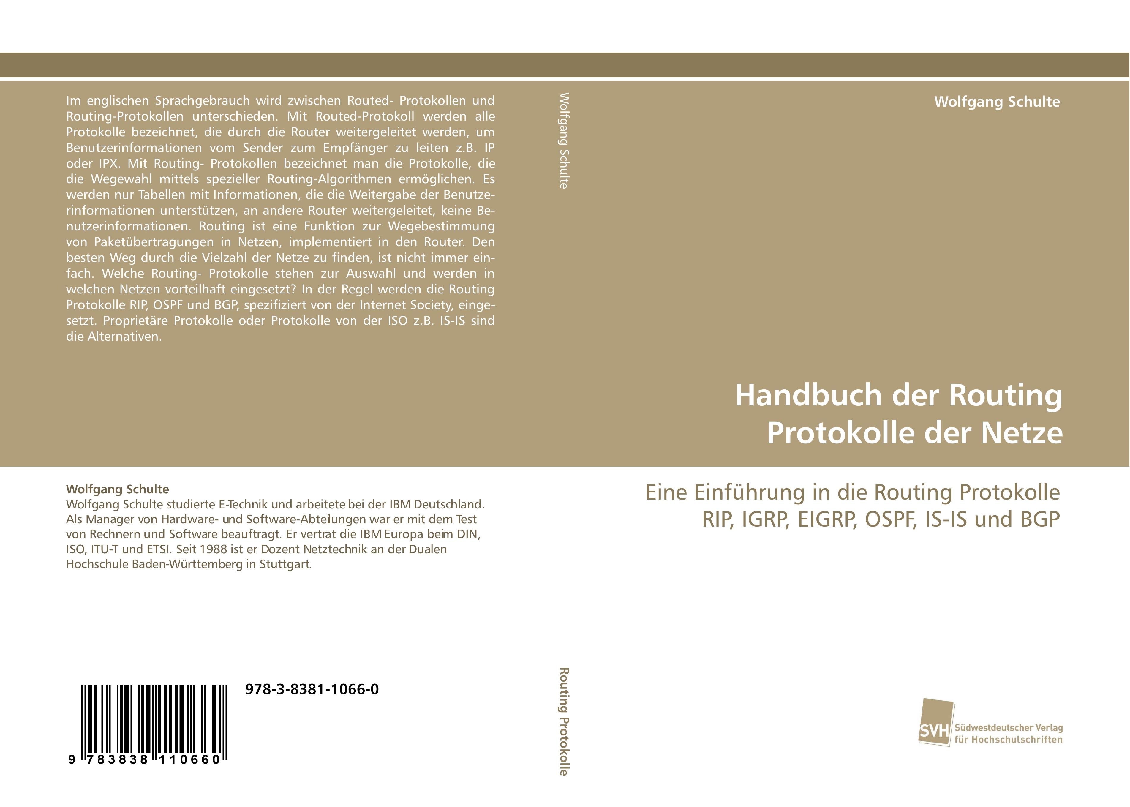 Handbuch der Routing Protokolle der Netze