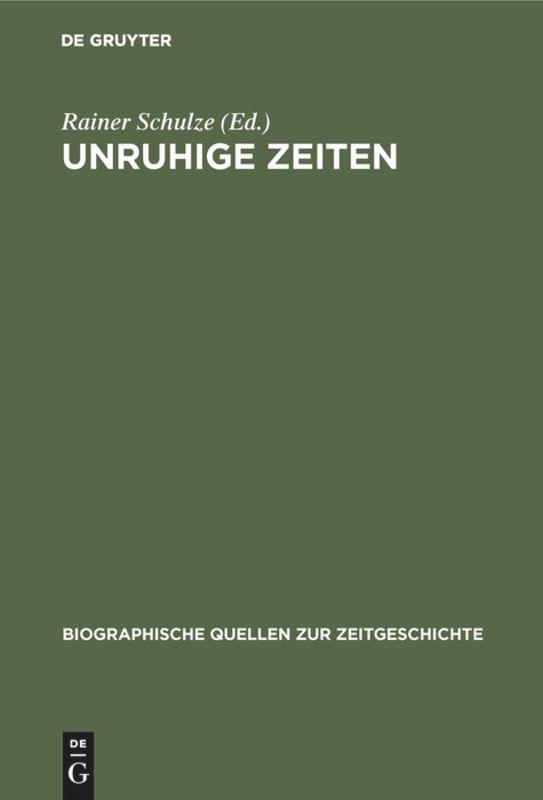 Unruhige Zeiten