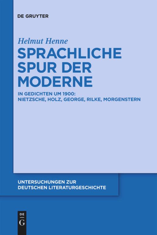 Sprachliche Spur der Moderne