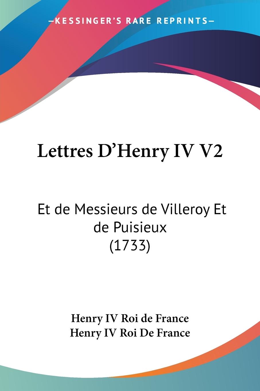 Lettres D'Henry IV V2