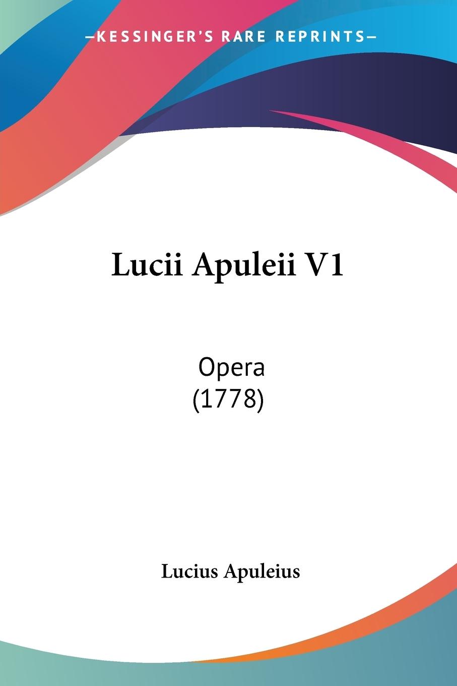 Lucii Apuleii V1