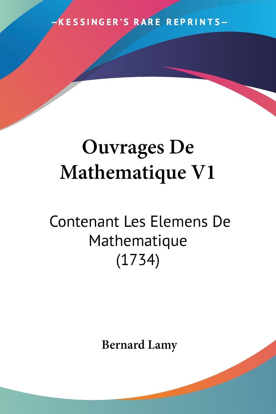 Ouvrages De Mathematique V1