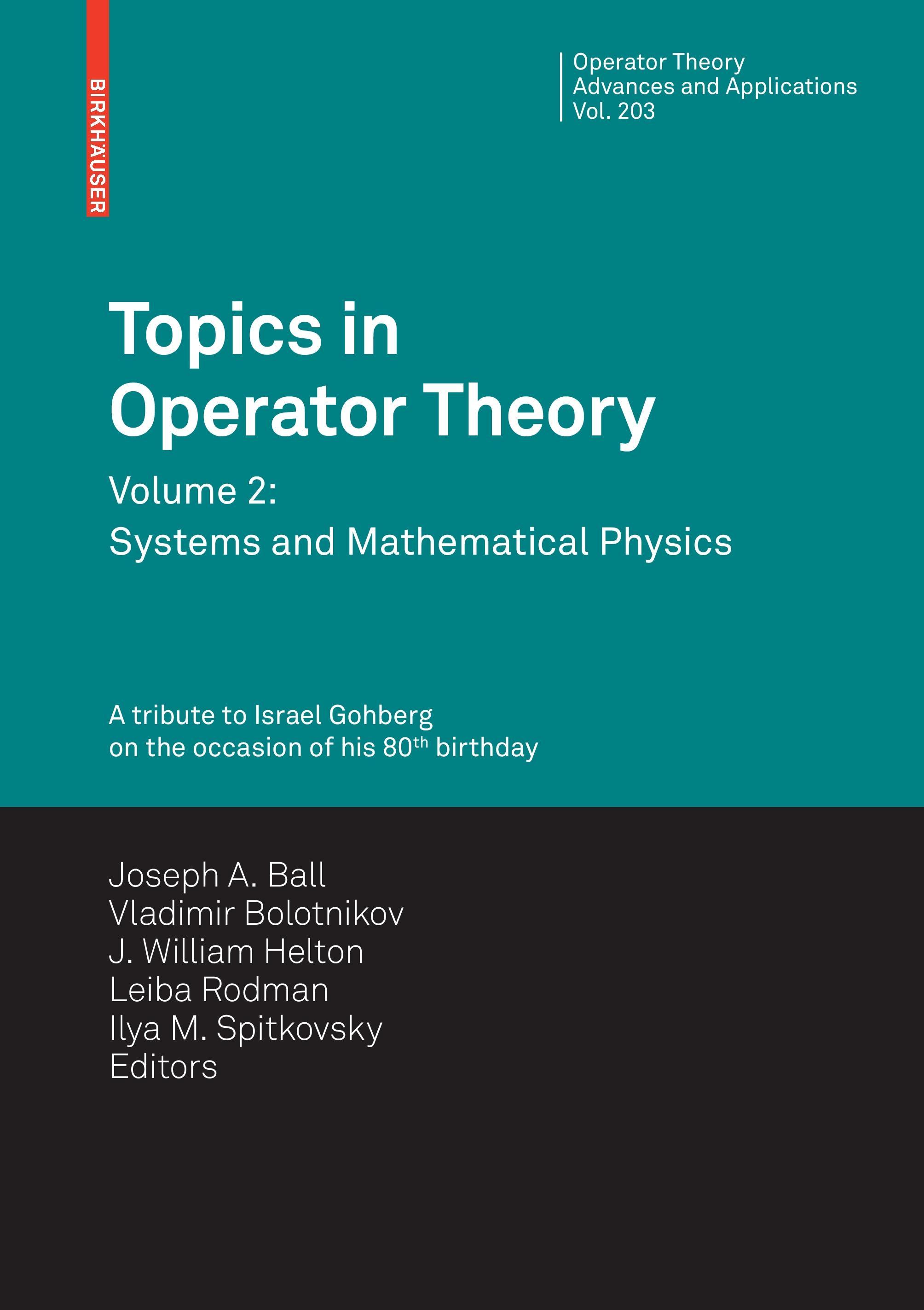 Topics in Operator Theory