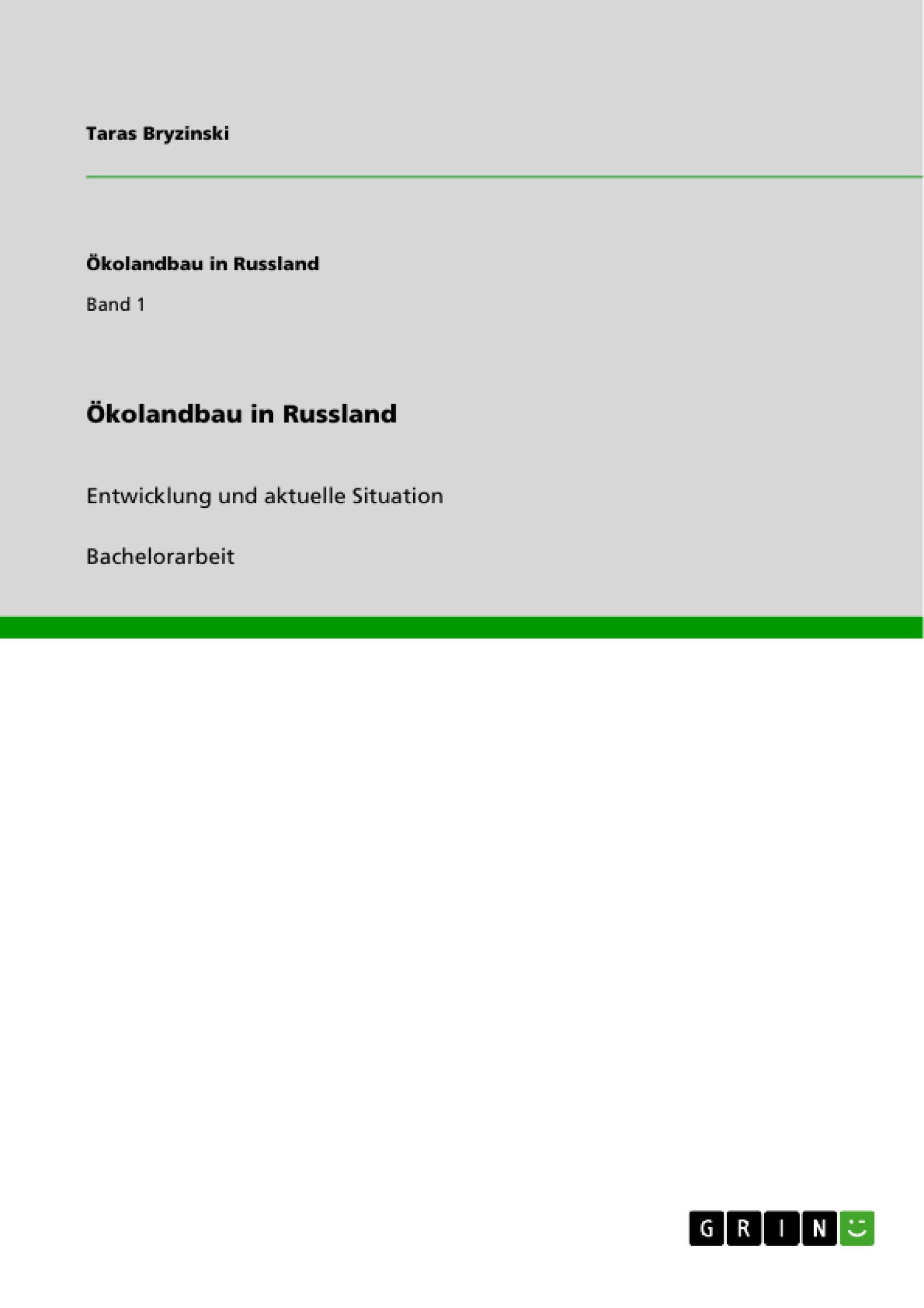 Ökolandbau in Russland