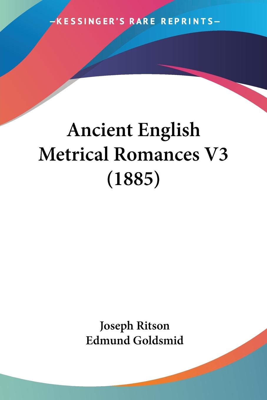 Ancient English Metrical Romances V3 (1885)