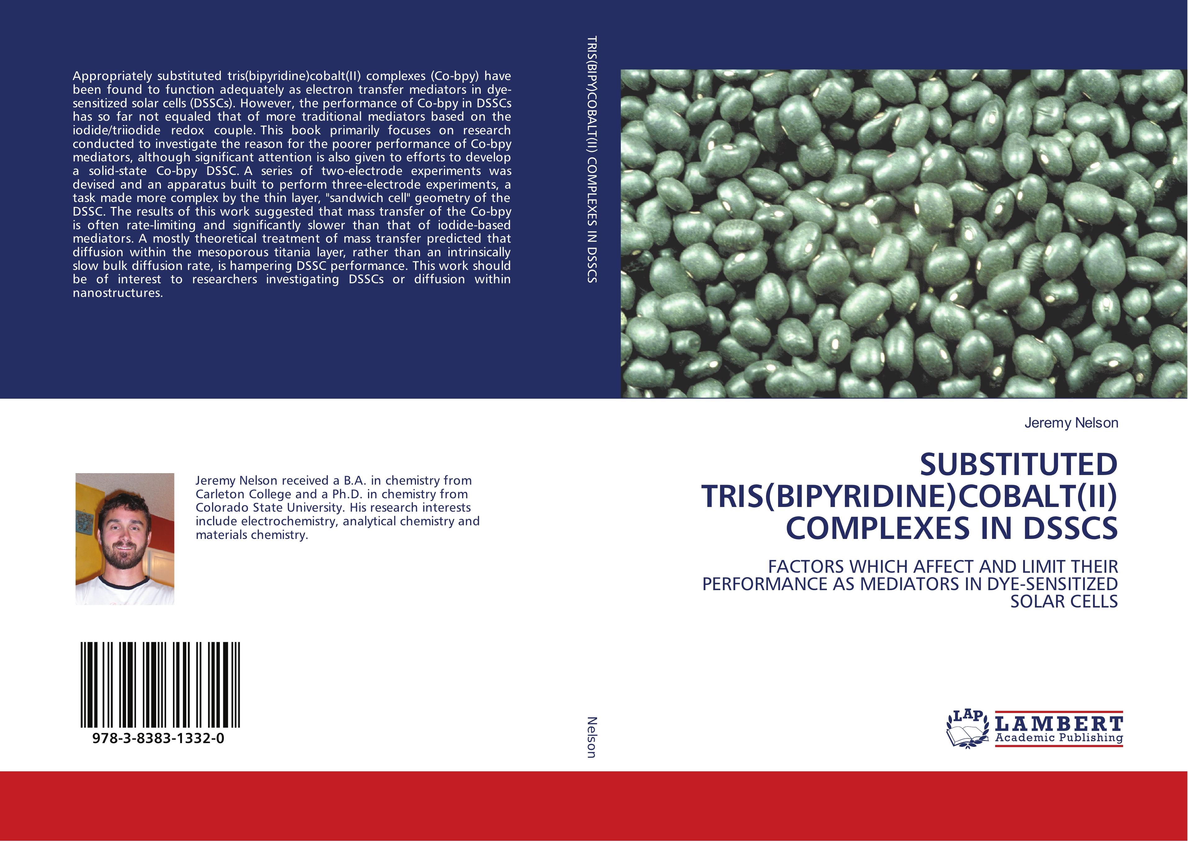 SUBSTITUTED TRIS(BIPYRIDINE)COBALT(II) COMPLEXES IN DSSCS