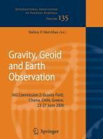 Gravity, Geoid and Earth Observation